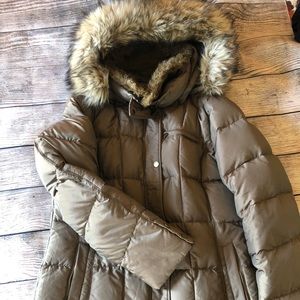 Lands End Puffer coat - size M